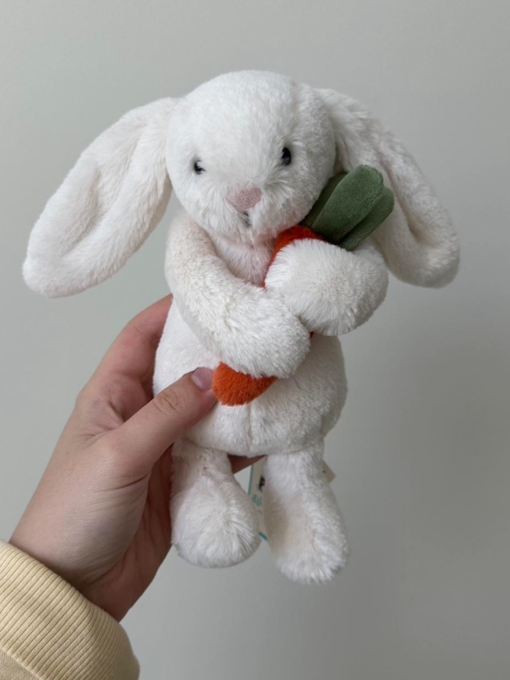 Jellycat bashful cream bunny with carrot